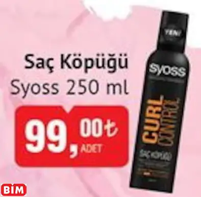 SYOSS SAÇ KÖPÜĞÜ